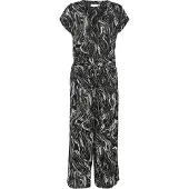 Kaffe Jumpsuit 'KAmira' zwart / wit