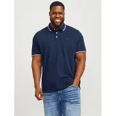 Jack & Jones Paulos Plus Size Korte Mouw Poloshirt