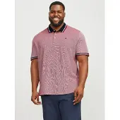 Jack & Jones Plus Size Effen Polo Shirt EU3XL US1XL Roze