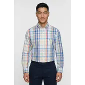 Gant Overhemd heren Groen Geruit poplin overhemd 3262026/331