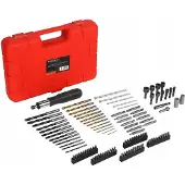 Kraft & Dele 109-delige Gereedschapset: Boren, Bits, Doppen & Koffer