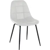 CLP Stoel Tom met metalen frame en hoogwaardige bekleding, wit. Materiaal: kunstleer