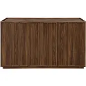 CALICOSY - Dressoir met 3 deuren in notenhoutlook B140 cm - ABEL