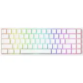 Monsgeek Gaming toetsenbord FUN68 HE Shine-Through Wit - Antiverblinding, magnetisch