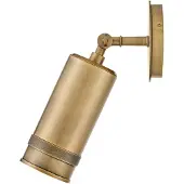 HINKLEY Wandlamp buiten Pratt, brons / oud-messing, Aluminium, Wandlamp buiten