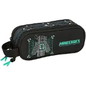 Safta Dubbele Minecraft-schermhoes, zwart. Mannenmodel, zwart, one size