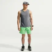 Nike Hardloopshorts Dri-FIT Miler 7" - Illusion Green/Reflecterend zilver
