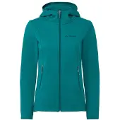 Vaude - Women's Idris Fleece Hoody - Fleecevest 44, turkoois