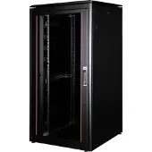 Roline 19-inch netwerkkast Pro 32 U , 800x800 BxD Glazen deur zwart