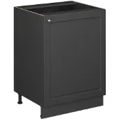 Vicco Keukenonderkast Fame-Line, Anthrazit-Gold Landhaus/Antraciet, 60 cm 1 deur zonder werkblad