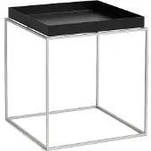 HAY Dienbladtafel 40x40 Cm Zwart - Salontafels Siliconen Black - AF994-A360-AA55
