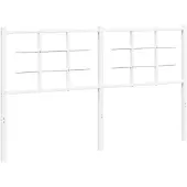 Super Merchant Vervangend hoofdbord 160 cm metaal wit