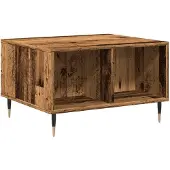 vidaXL Salontafel 60x50x36,5 cm bewerkt hout oud houtkleurig