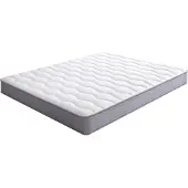 Ninkear Federkernmatras 140x200 cm, 20 cm hoog, H3, ergonomisch, opgerold (wit)