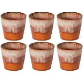 Costa Nova Espresso Kopjes Casafina Poterie Caramel-Latte 80 ml - 6 stuks