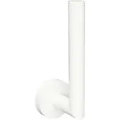 Sapho X-Round White reserve toiletrolhouder, wit mat