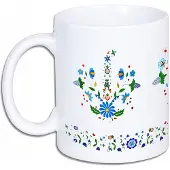 Astrid Kasjoebische keramische volksmok 330 ml - Uniek Design