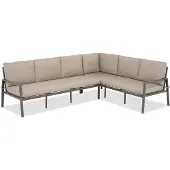 Garden Point Moderne tuinbank Vigo bruin