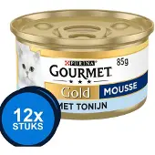 Gourmet Gold - Mousse Tonijn - Kattenvoer - 12 x 85g