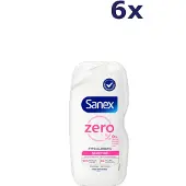 Sanex 6x Douchegel - 400ml - Zero - sensitive