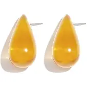 Yehwang Stylish resin stud earrings for spring/summer - gember