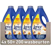 Lenor 4x Vloeibaar Wasmiddel Amber & Orchidee 50 Wasbeurten 2250 ml