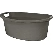 BranQ - Wasmand - Katoenen Kom met handvatten van 40L - Donkergrijs