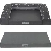 Welsti Hondenkussen 2-in-1: Bank & Matras 100x70cm - Waterdicht