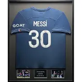Paris Saint Germain Lionel Messi 22/23 ingelijst thuis shirt
