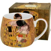 Duo Gustav Klimt 'De Kus' Mok - 430 ml Porselein