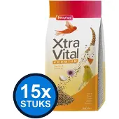 Beaphar 15x - XtraVital kanarie 500gr - Vogelvoer - 500 g