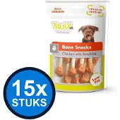 Truly 15x Bone Snacks Kip - Hondensnack - 90g