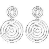 Ixxxi Oorbellen Ear Stud Solé Zilver