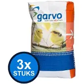Garvo 3x Kanarie Zoet Standaard - Vogelvoer