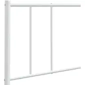 Super Merchant Vervangend hoofdbord 135 cm metaal wit