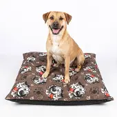 ANRO Hondenkussen Bruin 80x80 cm – Hondenmand Wasbaar Binnen & Buiten