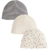 Next - Jongens - Set van 3 baby-beanies - Crème