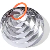 HEMA Bak- Garneerring Set 5 Stuks (grijs metallic)