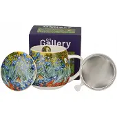 Duo Van Gogh Irissen Mok met Infuser 430ml - Porselein