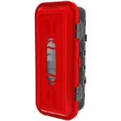Lalizas Portable Fire Extinguisher Cabinet Rood