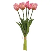 Clayre & Eef Kunstbloem Roze Kunststof