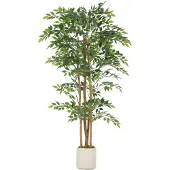 HOMCOM Artificial Plants-Kunststof-75L x 75B x 180H cm-Groen