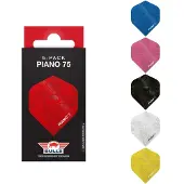 Bull's Piano 75 No.2 Flights Red | 5-Pack