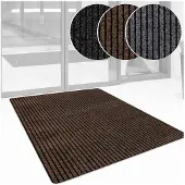 ANRO Deurmat Mischa Bruin 150x90cm – Schoonloopmat Antislip Rubber