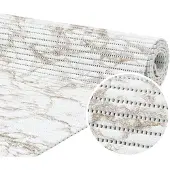ANRO Badmat Marmer Bruin 130x220cm Antislip Douchemat Afwasbaar Sneldrogend