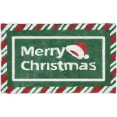 KAJA Merkloos Merry Christmas Woonkamer Vloermat - Antislip & Wasbaar