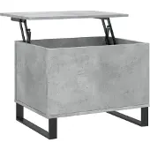 vidaXL Salontafel 60x44,5x45 cm bewerkt hout betongrijs