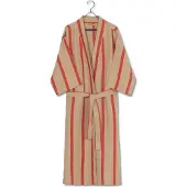 Ferm Living Badjas Field Robe Camel/Red-One-size