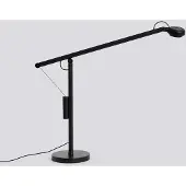 HAY LED-bureaulamp Fifty-Fifty, dimbaar, zwart, Werkkamer / Kantoor, Aluminium, Design, LED bureaulamp