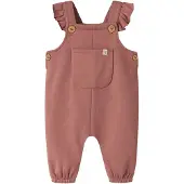 Lil´ Atelier BABY jumpsuit - roze Meisjes Sweat Vierkante hals Effen - maat 80
